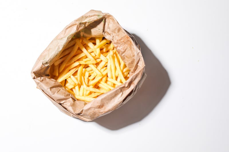 Seasoned crispy french fries with house spice blend