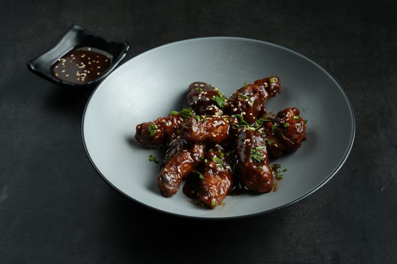 Nashville Hot chicken tenders with spicy red chili coating